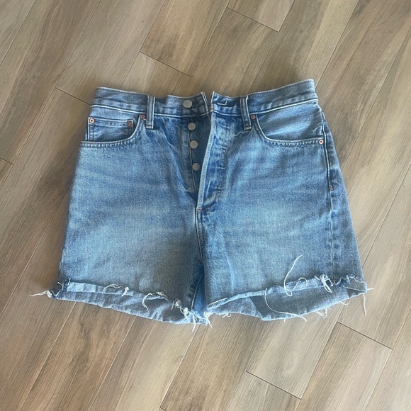 Denim Forum Pants - Aritzia Denim Forum Shorts